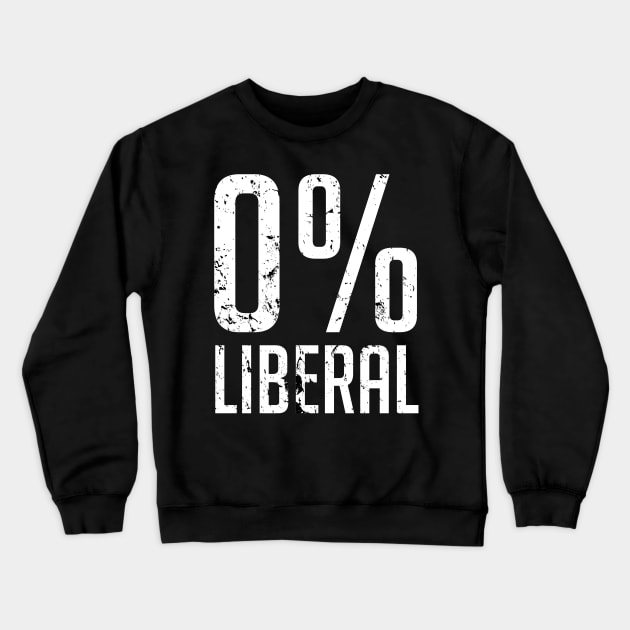 0% Liberal v4 Crewneck Sweatshirt by Emma